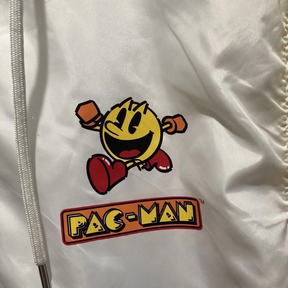 Pac-Man Colorful Windbreaker Jacket - Picture 3 of 6